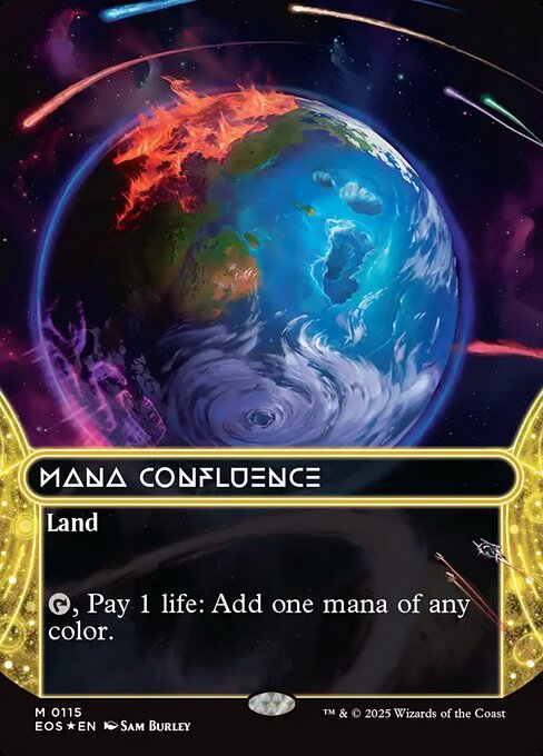 Mana Confluence — Edge of Eternities: Stellar Sights #115, art by Sam Burley