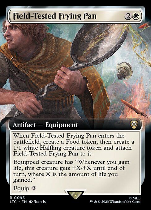 Field-Tested Frying Pan — Tales of Middle-earth Commander #95, art by Nino Is