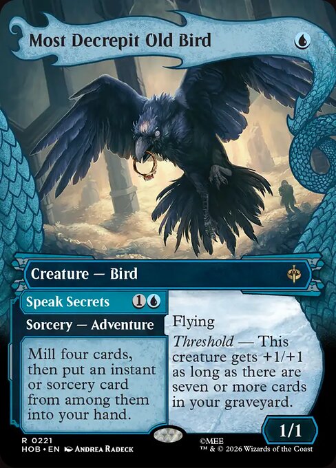 Most Decrepit Old Bird // Speak Secrets — The Hobbit #221, art by Andrea Radeck