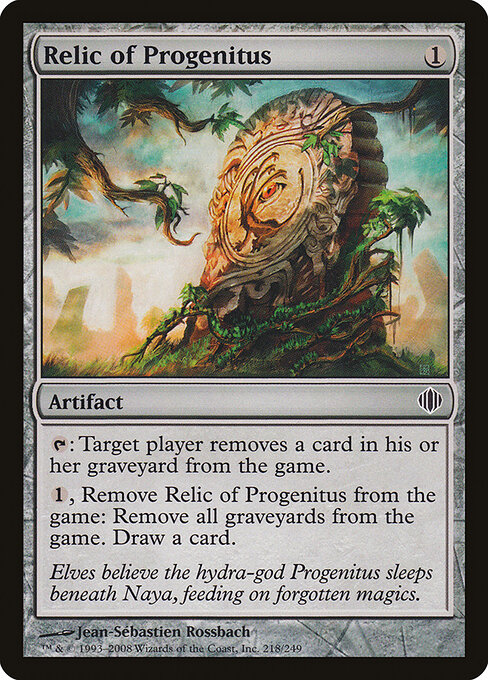 Relic of Progenitus — Shards of Alara #218, art by Jean-Sébastien Rossbach