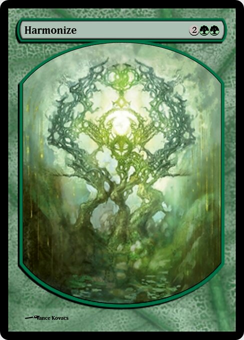 Harmonize — Magic Online Promos #35106, art by Vance Kovacs
