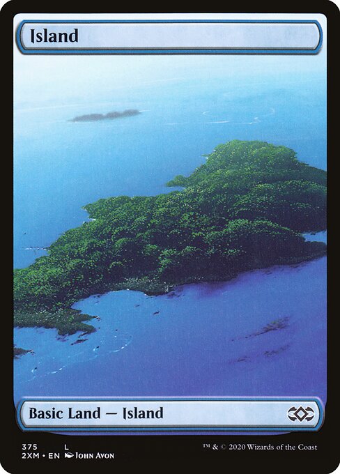 Island — Double Masters #375, art by John Avon