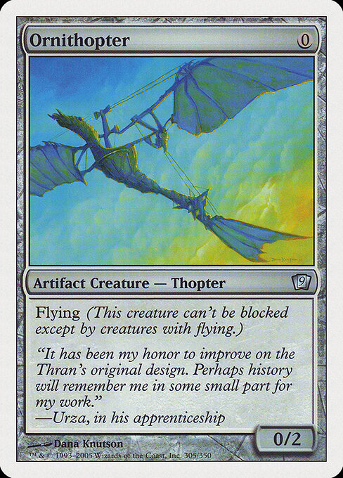 Ornithopter — Ninth Edition #305, art by Dana Knutson