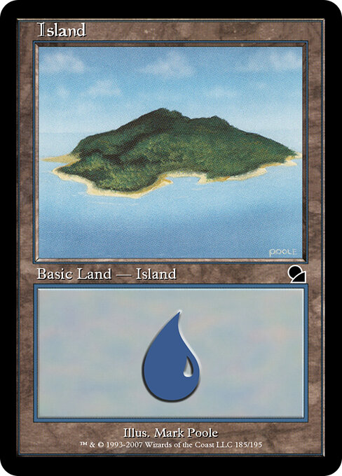 Island — Masters Edition #185, art by Mark Poole