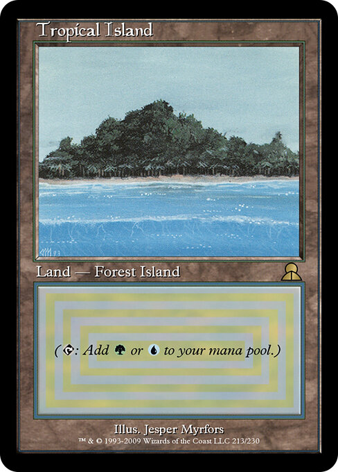 Tropical Island — Masters Edition III #213, art by Jesper Myrfors