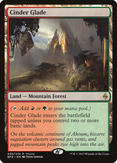 Cinder Glade — BFZ Standard Series #235, art by Titus Lunter
