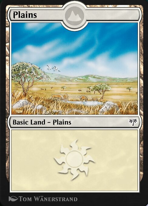 Plains — MTG Arena Promos #216, art by Tom Wänerstrand
