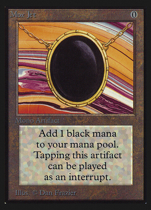 Mox Jet — Collectors' Edition #263, art by Dan Frazier