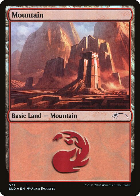 Mountain — Secret Lair Drop #571, art by Adam Paquette