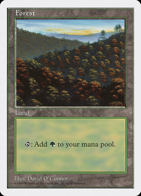 Forest — Fifth Edition #448, art by David O'Connor
