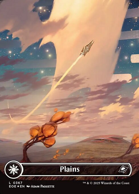 Plains — Edge of Eternities #367, art by Adam Paquette