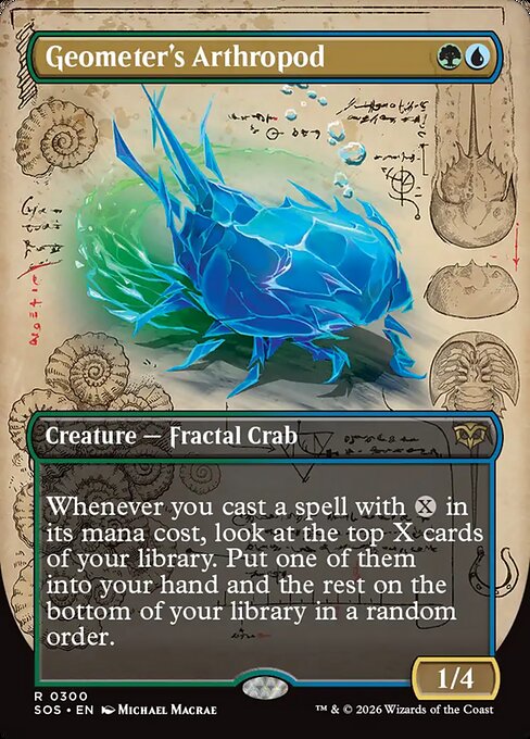 Geometer's Arthropod — Secrets of Strixhaven #300, art by Michael MacRae