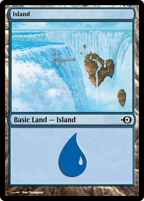 Island — Magic Online Promos #32009, art by Don Thompson