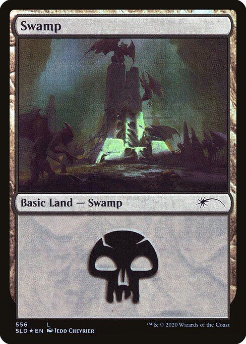 Swamp — Secret Lair Drop #556, art by Jedd Chevrier