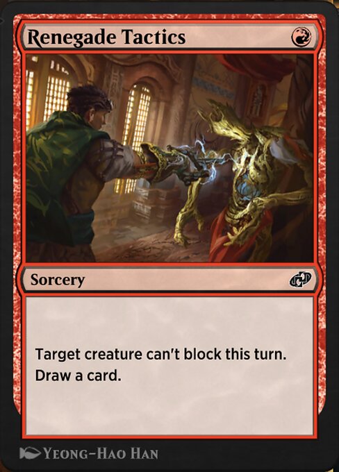 Renegade Tactics — Jumpstart: Historic Horizons #503, art by Yeong-Hao Han