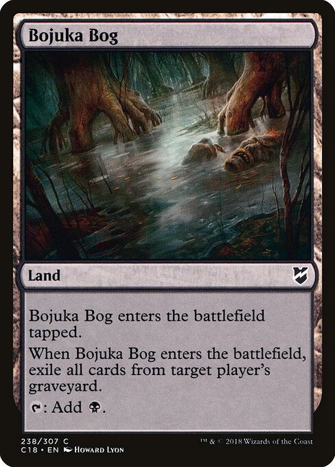 Bojuka Bog — Commander 2018 #238, art by Howard Lyon