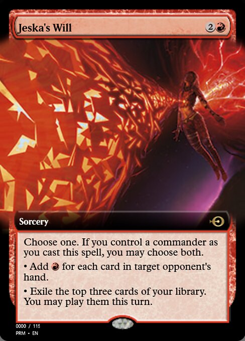 Jeska's Will — Magic Online Promos #86058, art by Izzy