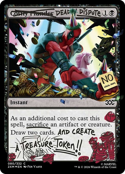 Deadly Dispute — Secret Lair Drop #IFIYW-6, art by Ben Maier