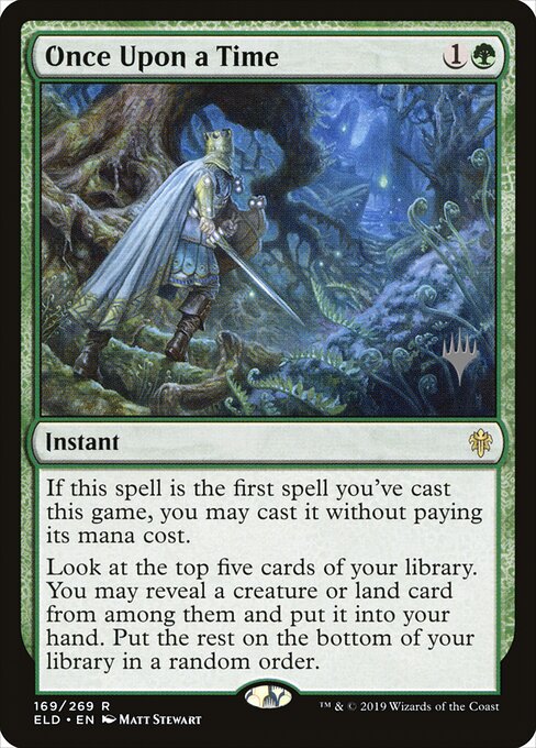 Once Upon a Time — Throne of Eldraine Promos #169p, art by Matt Stewart