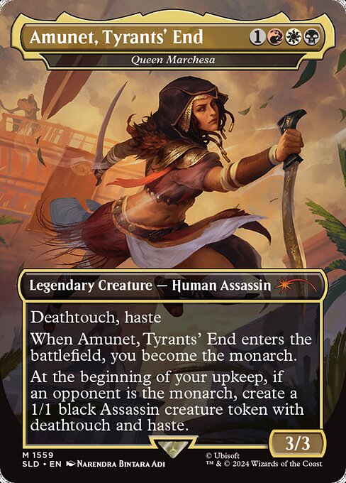 Queen Marchesa — Amunet, Tyrants' End — Secret Lair Drop #1559, art by Narendra Bintara Adi