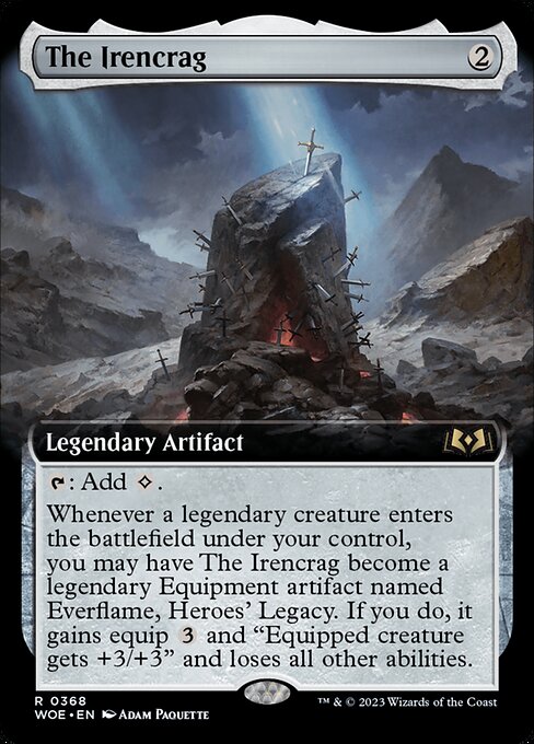 The Irencrag — Wilds of Eldraine #368, art by Adam Paquette