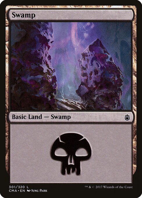 Swamp — Commander Anthology #301, art by Jung Park