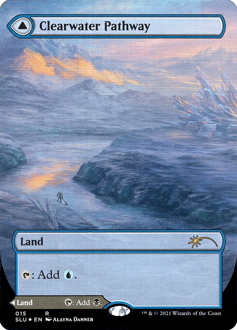 Clearwater Pathway // Murkwater Pathway — Secret Lair: Ultimate Edition #15, art by Alayna Danner
