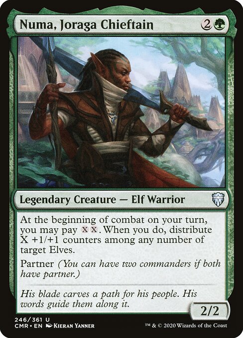 Numa, Joraga Chieftain — Commander Legends #246, art by Kieran Yanner