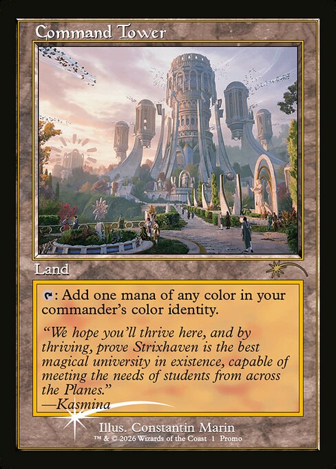 Command Tower — Media and Collaboration Promos #2026-1, art by Constantin Marin