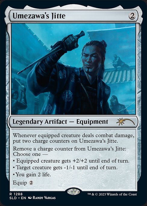 Umezawa's Jitte — Secret Lair Drop #1288, art by Randy Vargas