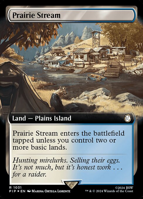 Prairie Stream — Fallout #1031, art by Marina Ortega Lorente