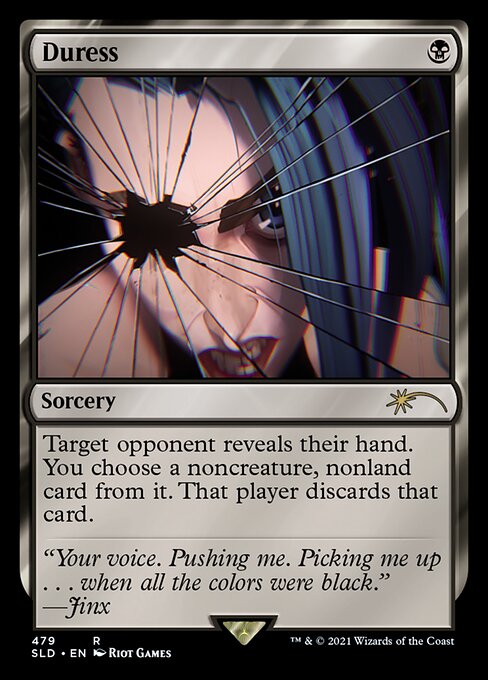 Duress — Secret Lair Drop #479, art by Riot Games