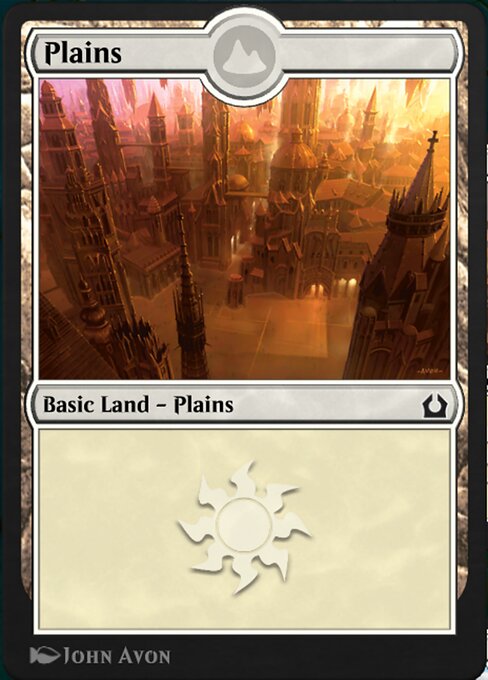 Plains — MTG Arena Promos #206, art by John Avon