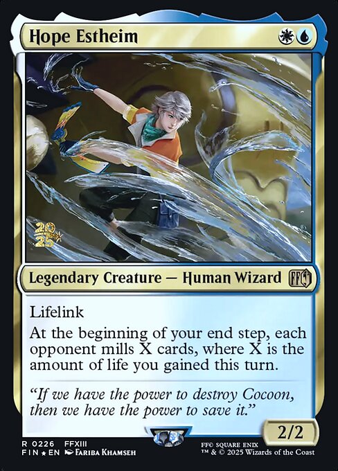 Hope Estheim — Final Fantasy Promos #226s, art by Fariba Khamseh