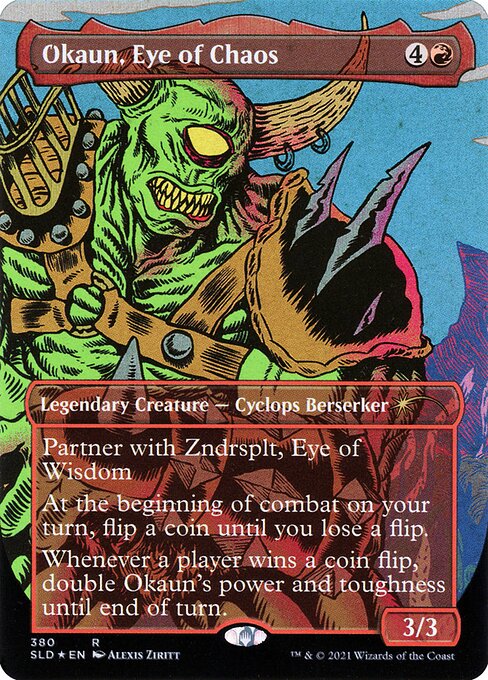 Okaun, Eye of Chaos — Secret Lair Drop #380, art by Alexis Ziritt