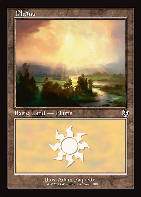 Plains — Innistrad Remastered #288, art by Adam Paquette