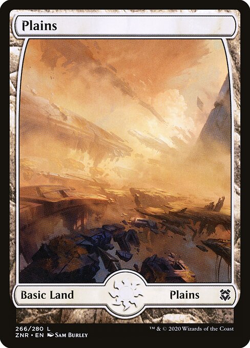 Plains — Zendikar Rising #266, art by Sam Burley