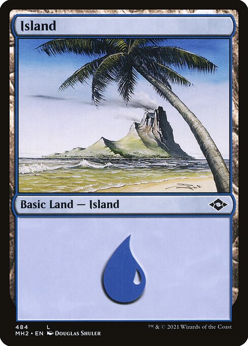 Island — Modern Horizons 2 #484, art by Douglas Shuler