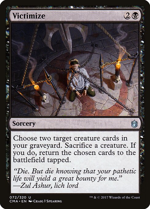 Victimize — Commander Anthology #72, art by Craig J Spearing