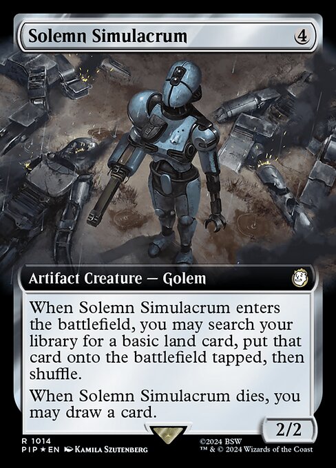 Solemn Simulacrum — Fallout #1014, art by Kamila Szutenberg