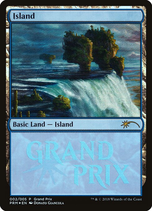 Island — Grand Prix Promos #2018b, art by Donato Giancola