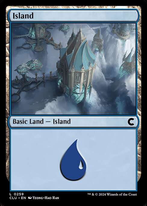 Island — Ravnica: Clue Edition #259, art by Yeong-Hao Han