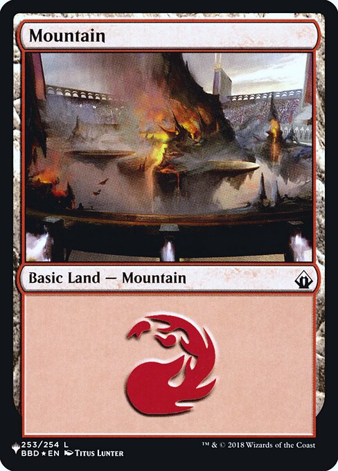Mountain — The List #BBD-253, art by Titus Lunter