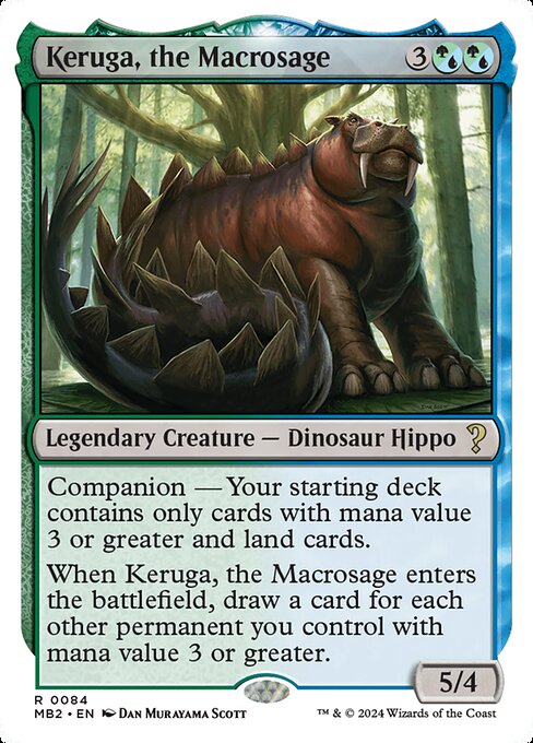 Keruga, the Macrosage — Mystery Booster 2 #84, art by Dan Murayama Scott