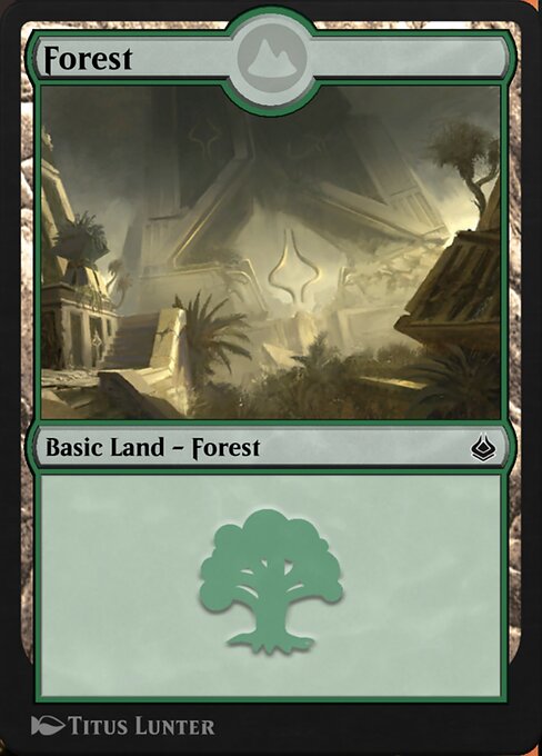 Forest — Amonkhet Remastered #300, art by Titus Lunter