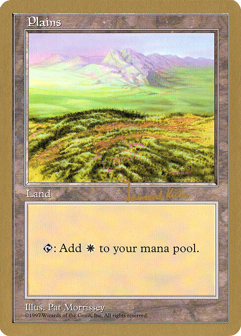 Plains — World Championship Decks 1997 #jk433, art by Pat Lewis