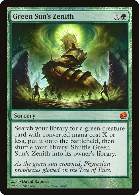 Green Sun's Zenith — From the Vault: Twenty #19, art by David Rapoza