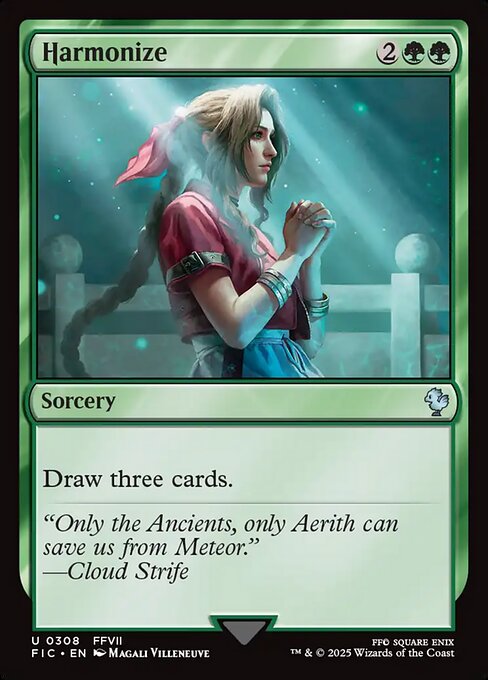 Harmonize — Final Fantasy Commander #308, art by Magali Villeneuve