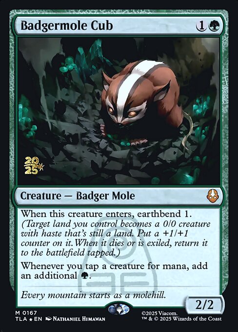 Badgermole Cub — Avatar: The Last Airbender Promos #167s, art by Nathaniel Himawan