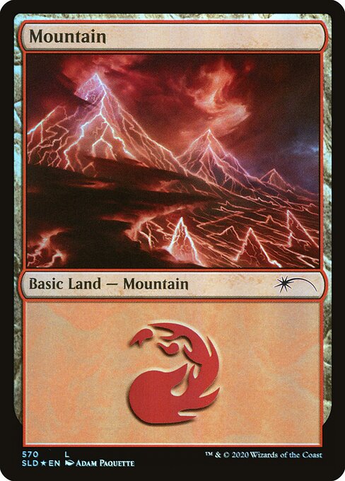 Mountain — Secret Lair Drop #570, art by Adam Paquette